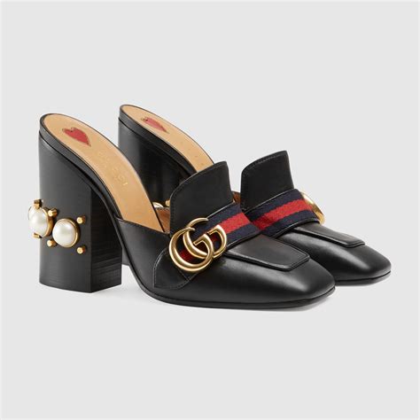 gucci schuhe|gucci mules on heel.